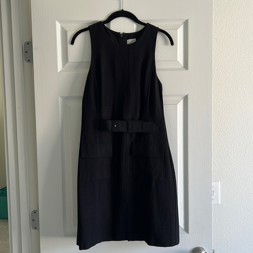 Halogen black dress with pockets